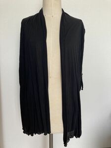  Abahouse du vi net long cardigan black 