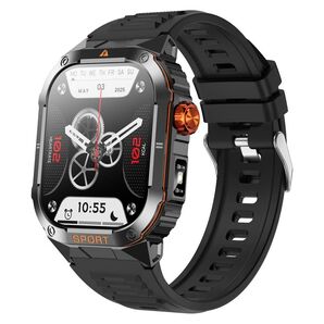 【LEDライト付き】 スマートウォッチ 2025最新 Bluetooth5.3 通話機能付き 2.01インチ 軍用規格