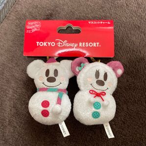 2016 マスコットチャーム クリスマス ディズニー ミッキー ミニー Disney TDR
