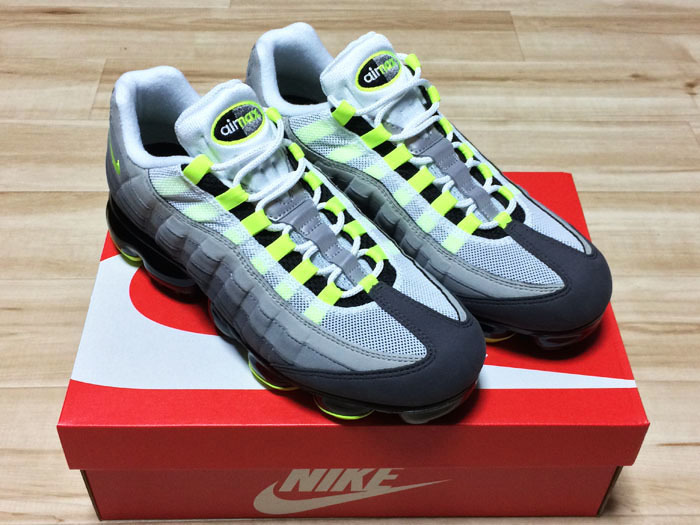 新品 未使用 正規品 ◇ NIKE AIR VAPORMAX 95 NEON 28.5cm ◇ 激レア