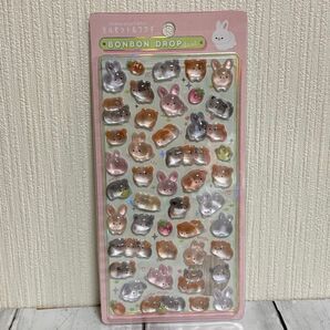 BONBON DROP ボンボンドロップシール モルモット うさぎ クーリア