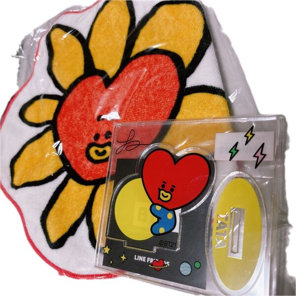 BT21 TATA アクリルスタンド ハンドタオルセット