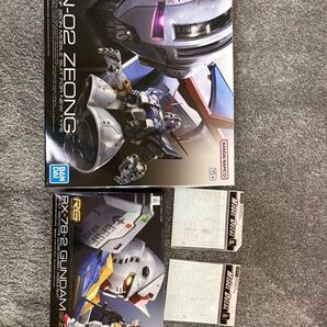 RG ガンダム Ver.2.0 & RGジオング 新品 未組立 社外製水転写式デカール付