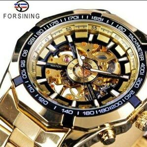 新品 フルスケルトン 自動巻き 機械式 腕時計117008