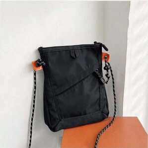 キャンバス小型スクエアバッグ メンズ レディース ショルダーバッグ963376