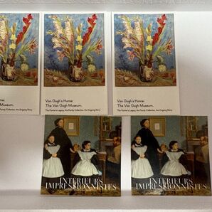 ゴッホ展 家族がつないだ画家の夢 ステッカー シール 3枚 割引券 オルセー美術館印象派割引券2枚