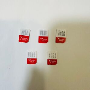 ワイモバイル 解約済み nanosimカード 5枚セット アクティベーション用 ナノシムカード SIMカード