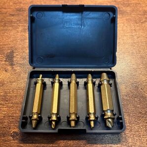 なめたネジ外しビット 5本セット 電動ドリル対応 ネジはずし スクリューエキストラクター