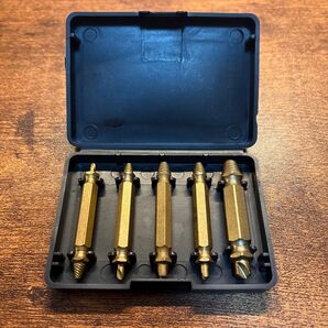 ◯なめたネジ外しビット 5本セット 電動ドリル対応 ネジはずし スクリューエキストラクター