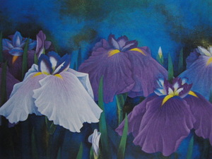Art hand Auction 関根正夫, [紫苑], 来自罕见的装裱艺术收藏, 包含新框架, 状况良好, 已含邮费, 日本画家, 绘画, 油画, 自然, 山水画