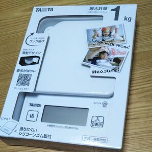 TANITA デジタルクッキングスケール KJ-114 1kg ホワイト 新品未開封