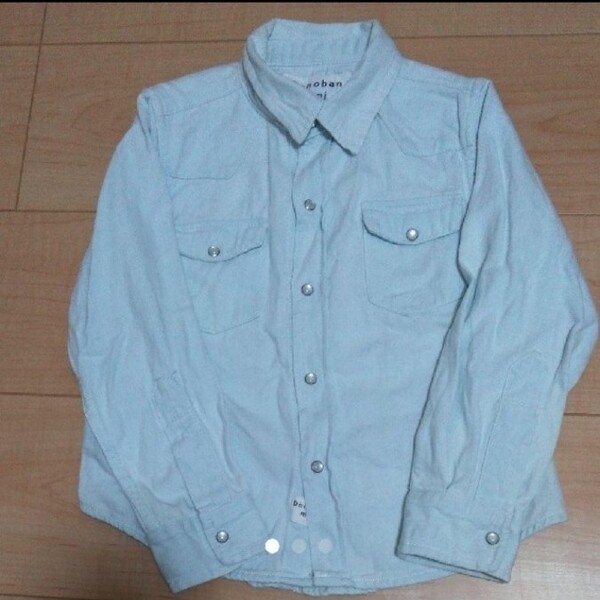 29美品!ドノバンのキッズデニムシャツ110センチ。