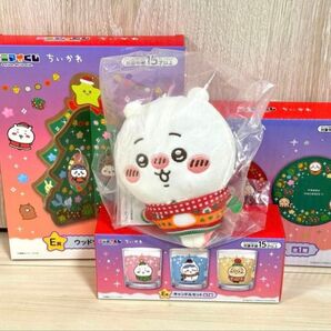 エニマイくじ D賞ちいかわ E賞 ツリー プレート キャンドル セット