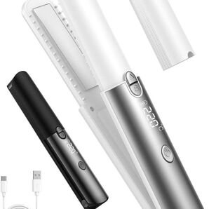 ヘアアイロン コードレス ストレート ミニ ヘアアイロン 充電式 USB充電式 2way カール