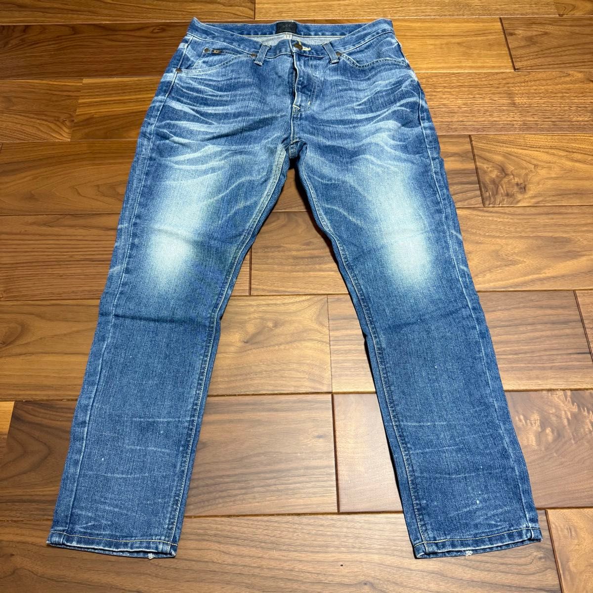 ナノユニバース別注　Lee リー デニムパンツ ジーンズ テーパード　アンクル丈