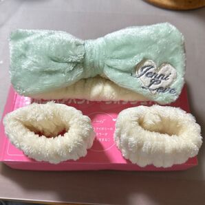 ニコプチ 2025年秋号 付録 リボンヘアバンド & ウォッシュバンド 新品未使用