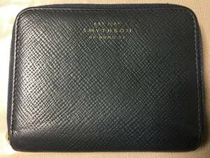 【美品】SMYTHSON スマイソン　Panama ジップコインケース