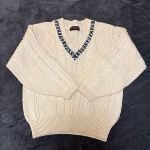 McGREGOR ウール100% Vネック セーター