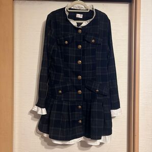 meltie チェックワンピース