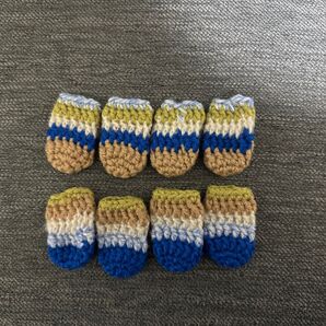 小学校 机と椅子の脚カバー 8足セット ハンドメイド