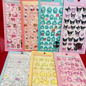 サンリオ ボンボンドロップシール キティ マイメロ クロミ ハンギョドン シナモロール ポムポムプリン 硬いボンボンドロップ