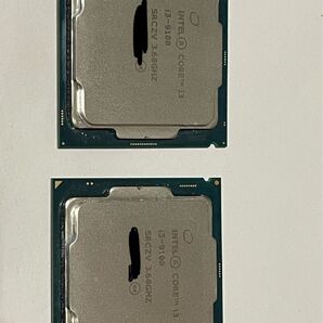 Intel Core i3-9100 CPU 2個セット
