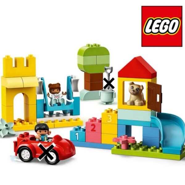 LEGO デュプロ ブロック おおきなこうえん おもちゃ