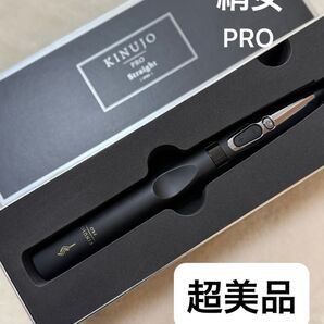 キヌージョ pro プロ ストレートアイロン Kinujo KP001ブラック ヘアアイロン PRO