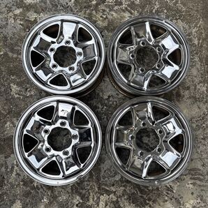 クロームメッキ スチールホイール