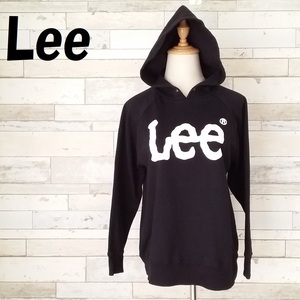 [ popular ]Lee/ Lee big Logo pull Parker black size L lady's /8613