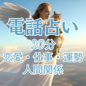 20分 電話占い鑑定 霊感タロット・チャネリング 恋愛・仕事・人間関係・金運