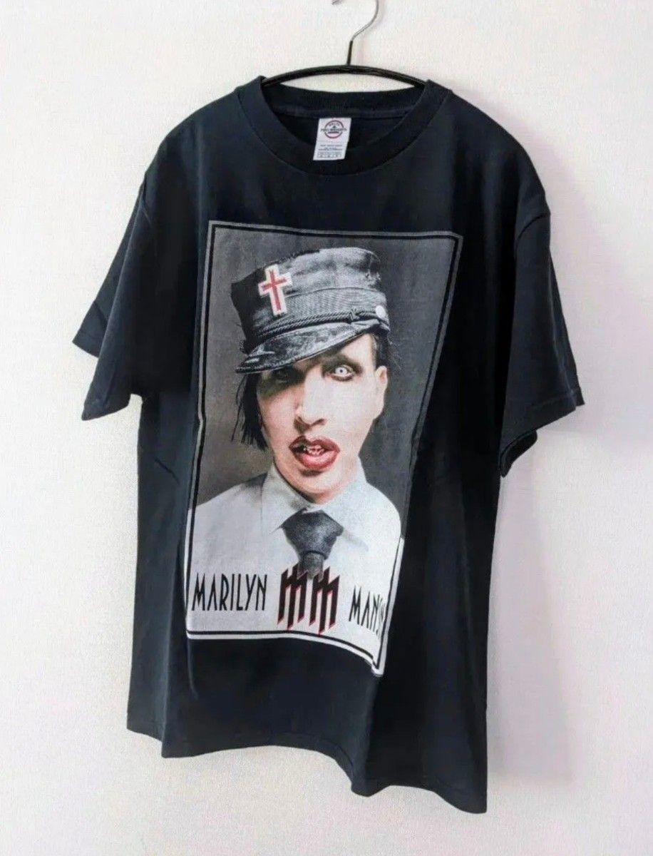 マリリンマンソン ロック バンドTシャツ GOLDEN AGE OF GROTESQUE ビンテージ Tシャツ 黒 美品