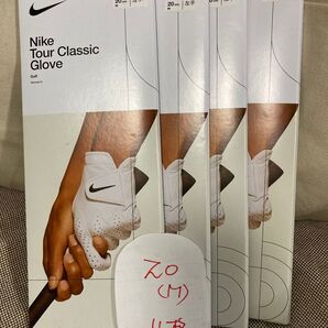 新品レディス用Nikeナイキ ゴルフ ウィメンズ ツアークラシックゴルフグローブ GF2015-284サイズM(20)左4枚
