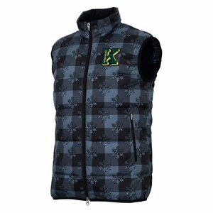  free shipping * new goods * Kappa Kappa ITALIA down vest *(O)*KG952VE42-BK2*Kappa GOLF