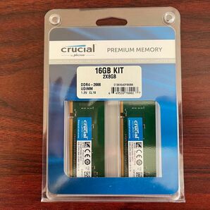 Crucial DDR4 2666 16GB 8GBx2