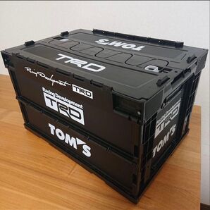 TOM'S TRD 折りたたみコンテナ オリコン 50L ブラック