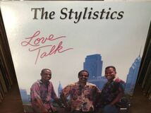 THE STYLISTICS LOVE TALK LP US ORIGINAL PRESS!! 中々見かけない90年代のスウィートソウル作！_画像1