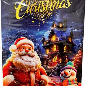 【Merry Xmas】送料無料 即日発送 パーティー アドベントカレンダー チョコレート1箱 ラッピング袋付 クリスマス 贈答