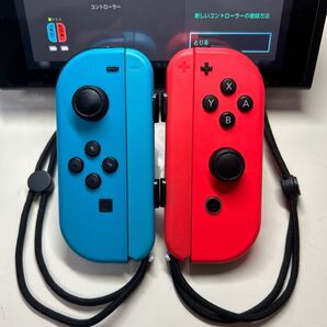 【秋の夜長セール】Nintendo Switch Joy-Con(L:ネオンブルー/R:ネオンレッド)純正 メンテナンス済
