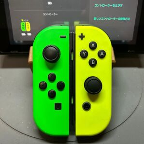 【ブラックフライデー 即購入OK】Nintendo Switch Joy-Con 純正 ネオングリーン×ネオンイエロー メンテ済