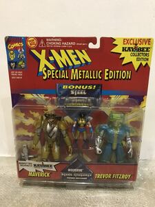 マーベル marvel x-men xメン wolverine maverick trevor fitzroy toybiz アクション フィギュア steel mutants トイビズ ブリスター