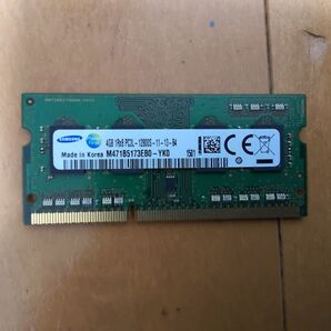 SAMSUNG DDR3 4GB PC3L-12800S 1Rx8 ノートPCメモリ