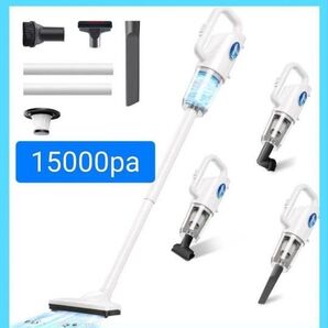 掃除機 コードレス 15Kpa 強力吸引 日本製モーター2way 充電式クリーナー 高性能 吸引力 多用途 スティッククリーナー