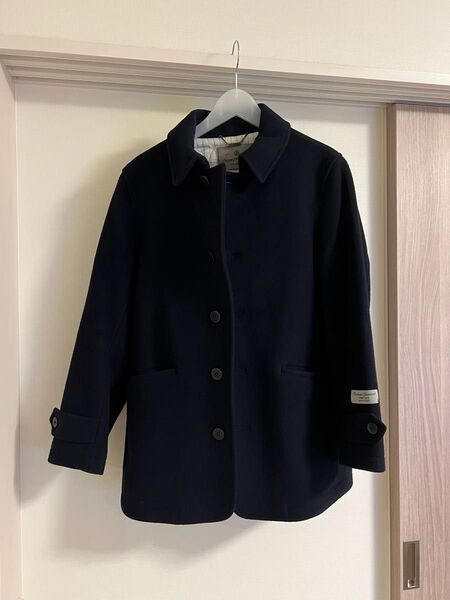 nano universe (ナノユニバース)ピーコート Sサイズ ネイビー紺