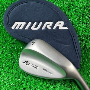 【59°】三浦技研 純鉄ウェッジ MG-S01 カスタム・ホワイトクロム仕上げ DGツアーイシューS200 【美品】