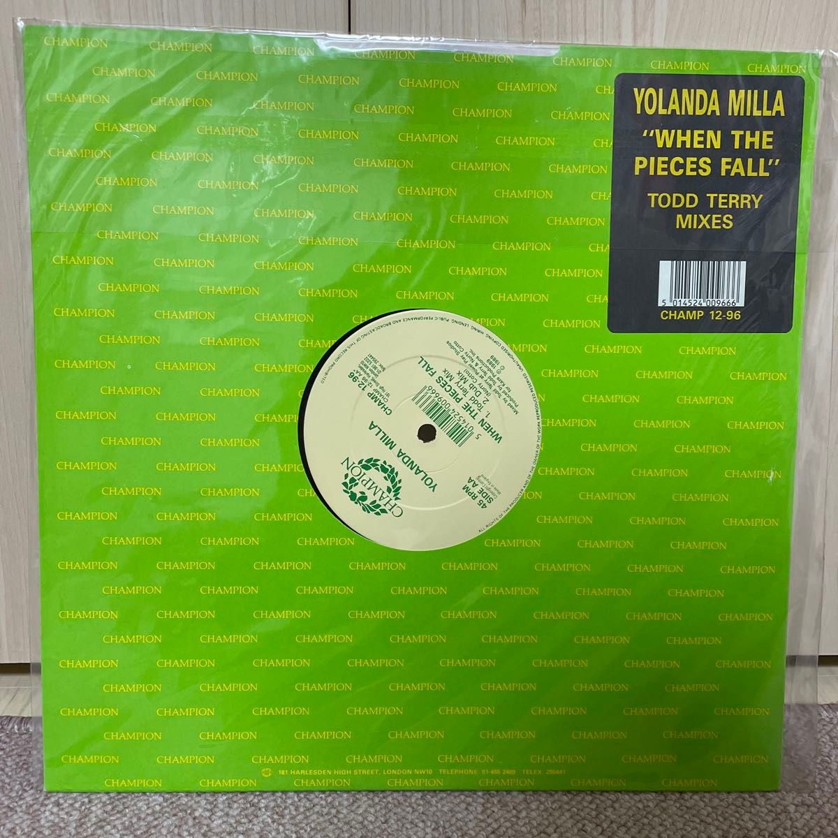 YOLANDA MILLA “WHEN THE PIECES FALL”12インチレコード