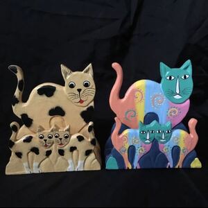 猫 猫置物 猫ナプキンたて 猫雑貨 猫グッズ 猫用品 ペーパーナプキン 木造り