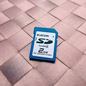 * ELECOM * 2GB * digital camera SD card * memory card 2G *