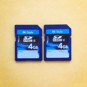★ M-Style ★ 4GB ★ デジカメSDカード ★ メモリーカード 4G ★