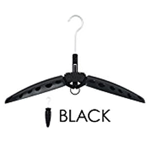 アールツーハンガー (R2HANGER) 肩抜け防止 超幅広開閉式 ウイングハンガー WETSUITS WING HANGER2/ブラック キャンプスノーピークノース